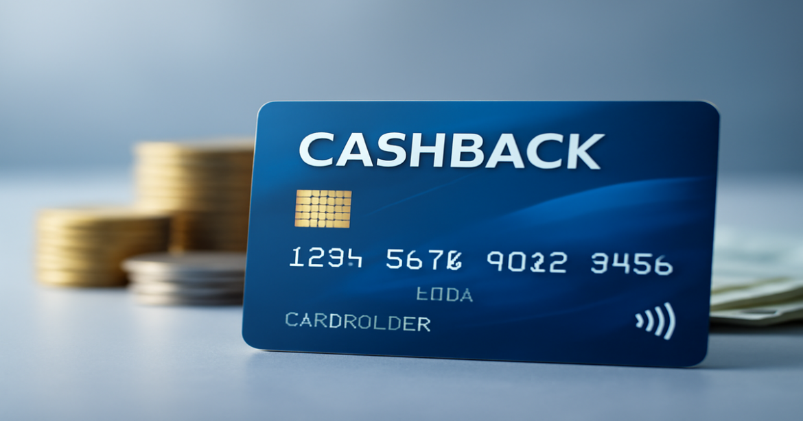 Image of a debit card with cashback features, representing effective money management in finance.