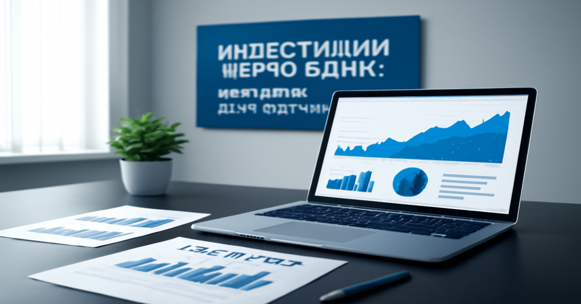 Professional image illustrating 'Инвестиции через банк: ИИС и ОФЗ для новичков' in a banking context.