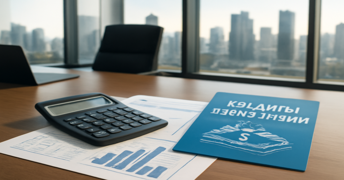 Professional image of a bank office focused on кредиты наличными, showcasing finance and business elements.