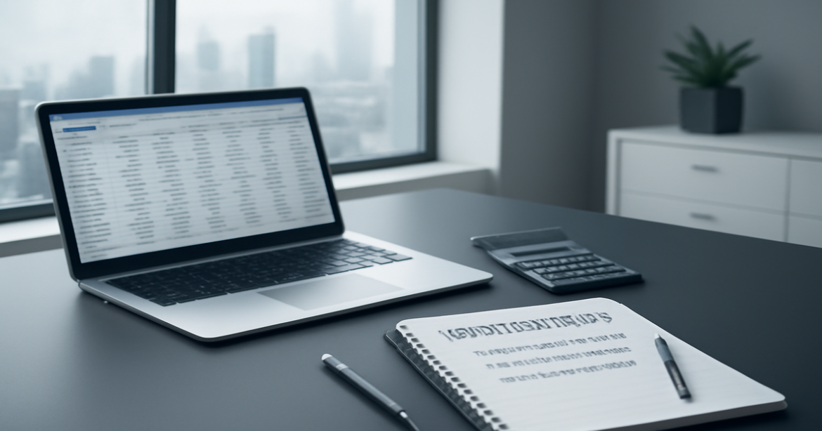 Image of a professional finance office illustrating рефинансирование and loan management.
