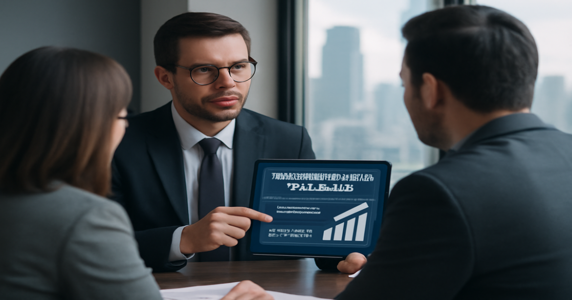 Professional image illustrating рефинансирование кредитов benefits in a modern office setting.