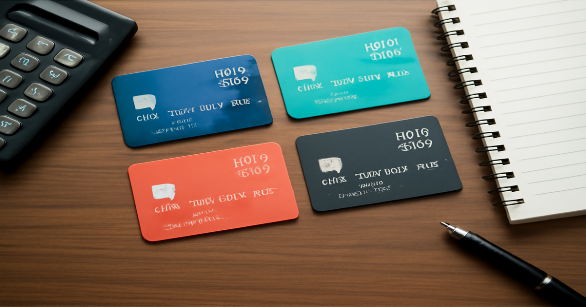 Professional image illustrating сравнение дебетовых карт with financial tools, suitable for banking and finance articles.
