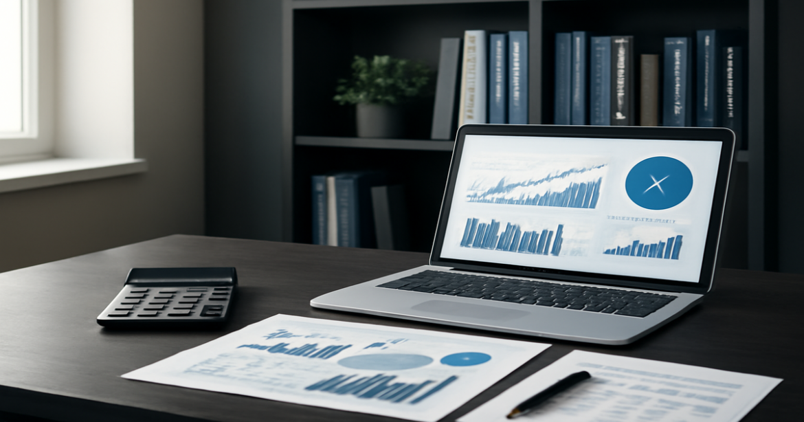 Professional image of a workspace illustrating the importance of страхование жизни in financial planning.