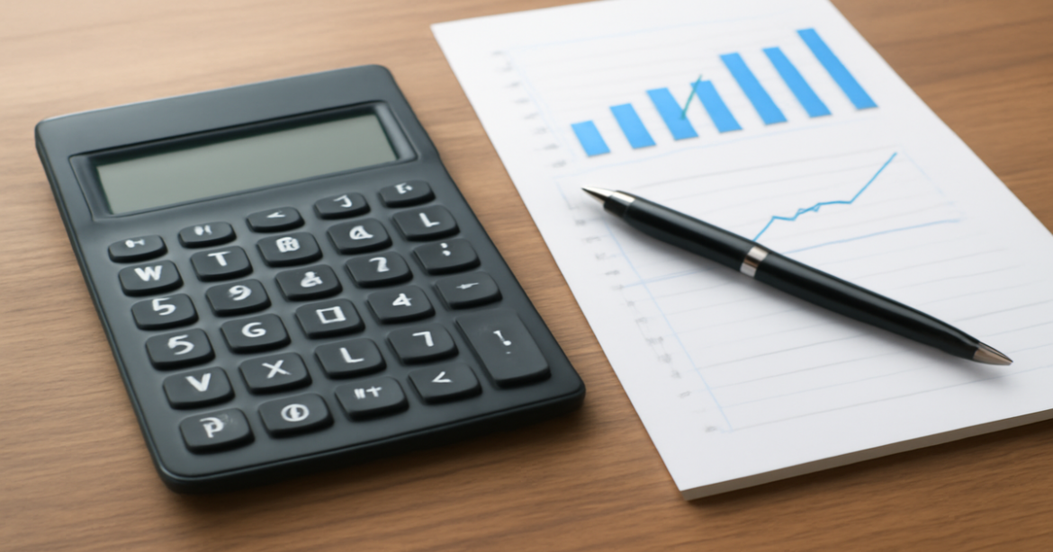 A professional setup highlighting financial tools related to кредиты наличными.