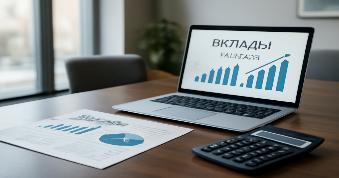 Explore вклады 2026 with a professional banking environment showcasing finance management tools.