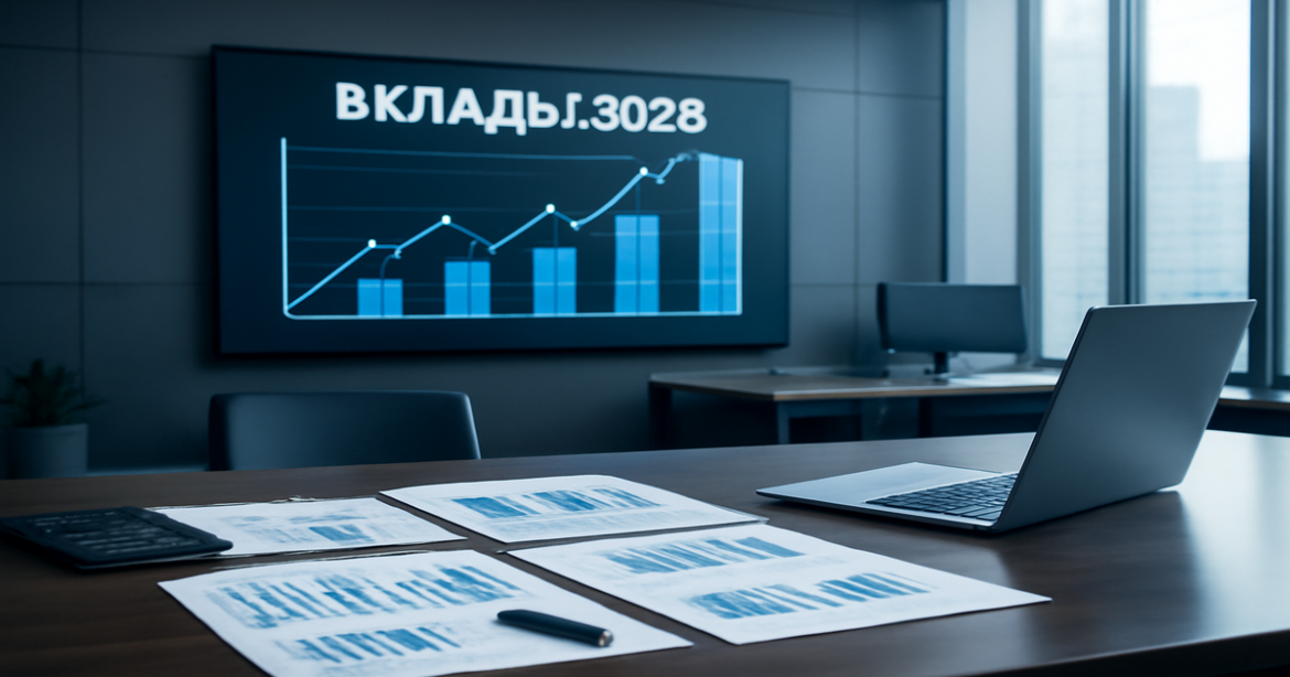 Professional banking image representing вклады 2026 and financial planning trends.