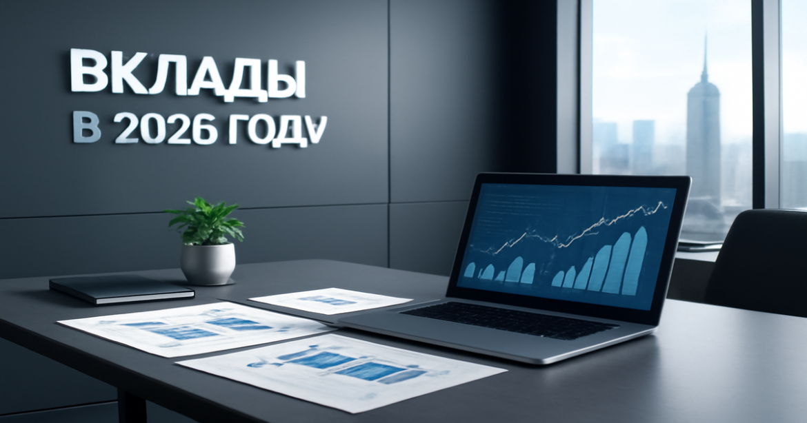 Professional banking scene highlighting вклады в 2026 году for effective financial management.