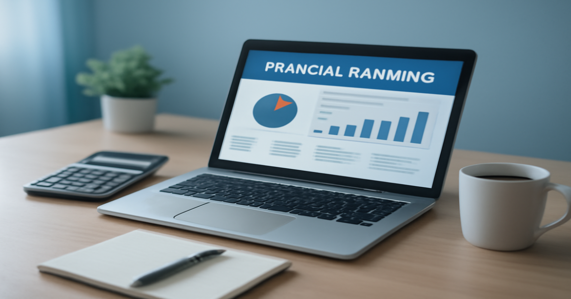 Professional financial planning workspace, perfect for families focusing on financial stability.