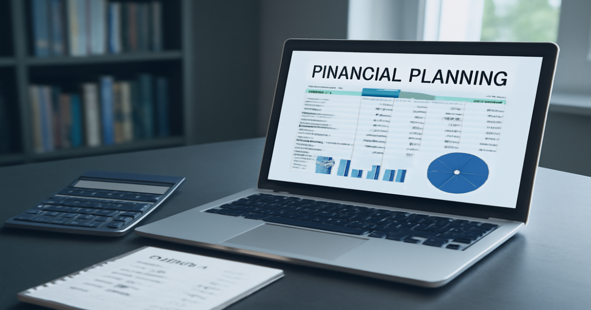 High-quality image representing финансовое планирование in a professional workspace, ideal for family budgeting.