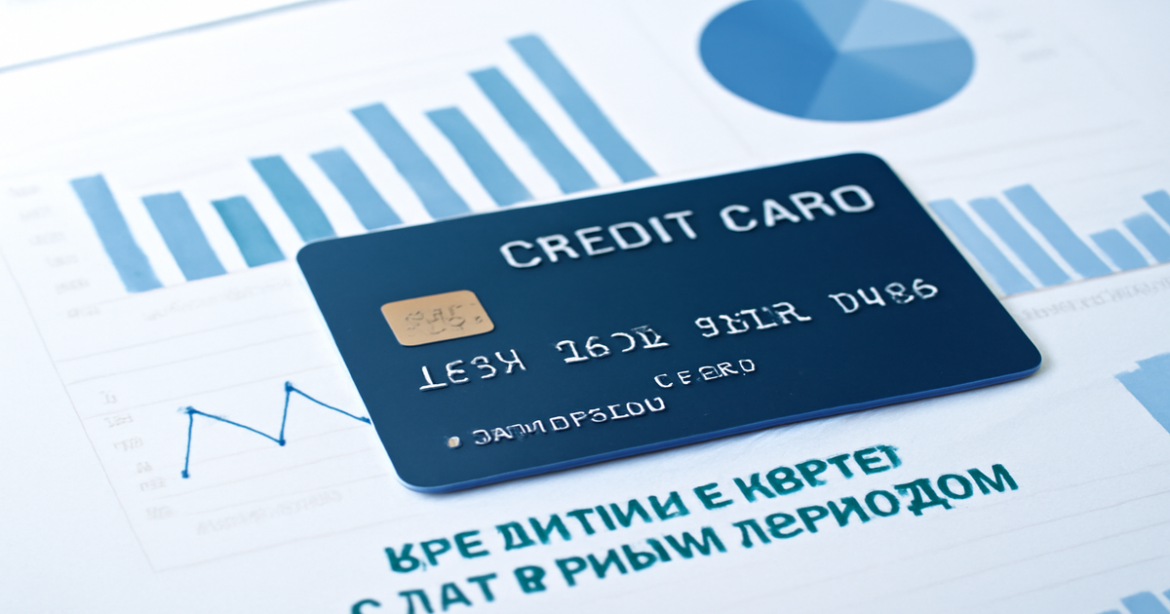 Image illustrating кредитные карты с льготным периодом in a professional financial setting.