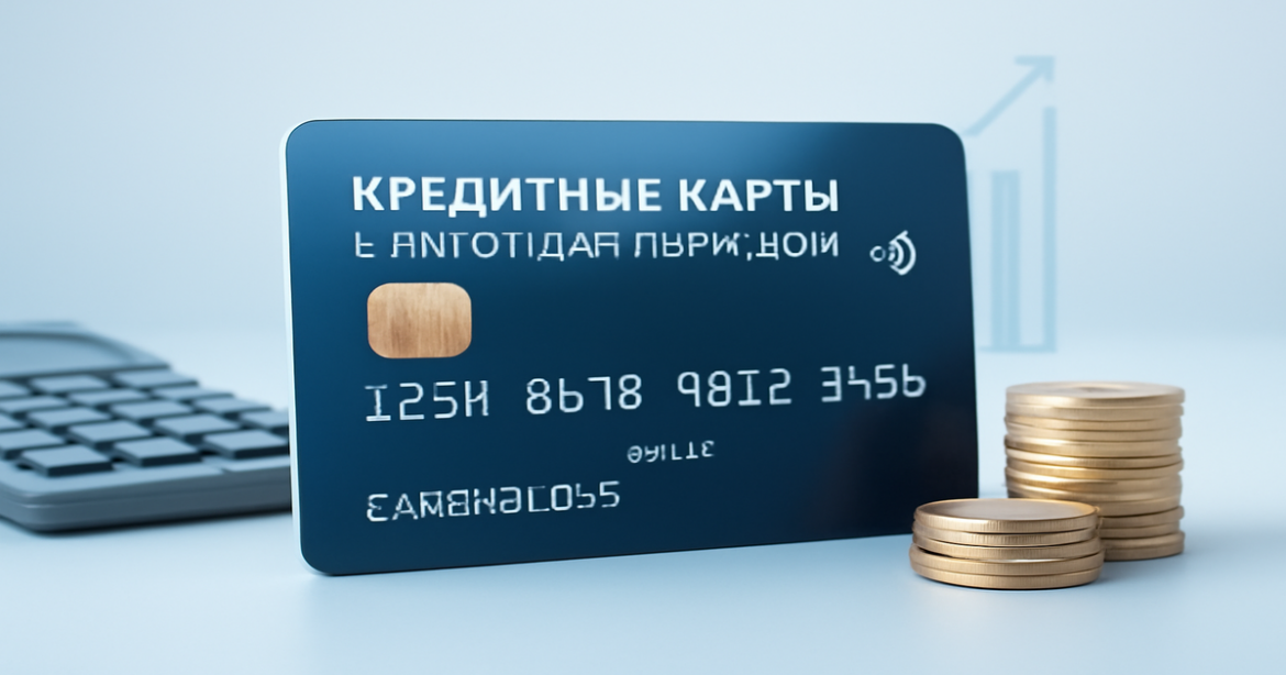 Credit cards with grace period, showcasing finance elements and a professional design.