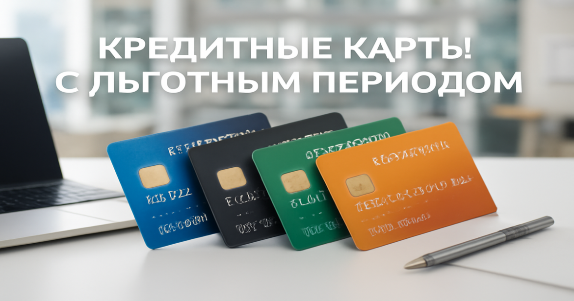 Explore различные кредитные карты с льготным периодом in a professional banking context.
