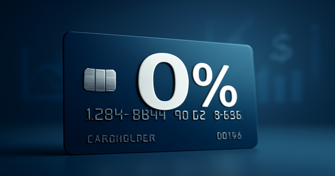 Credit cards с льготным периодом showcased in a professional banking setting.