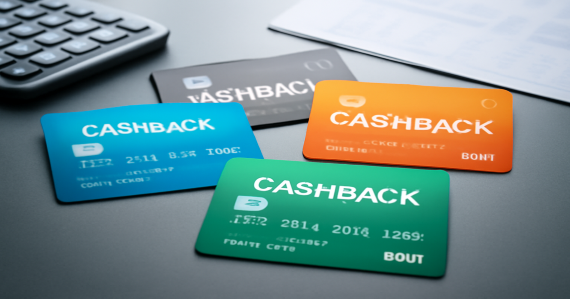 Image of debit cards with cashback offers, showcasing professional banking and finance themes.