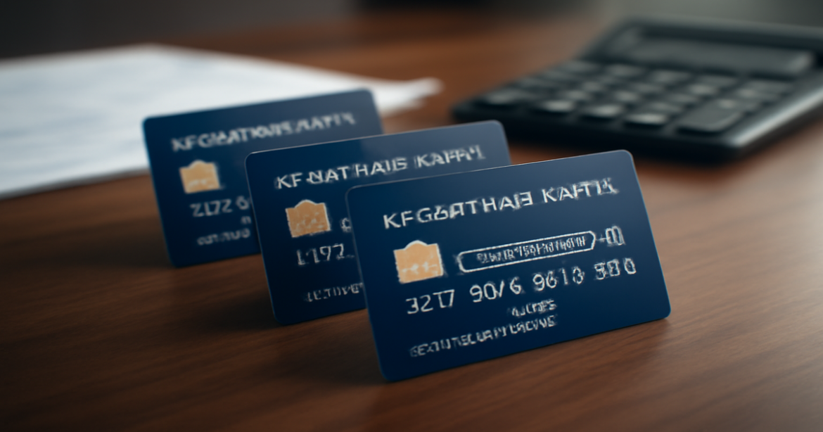 Image of кредитные карты с льготным периодом on a desk, highlighting finance and trustworthiness.