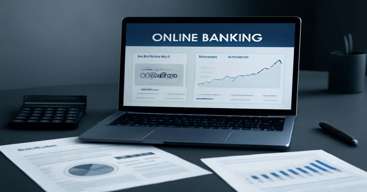Professional image of online banking application for effective financial management.