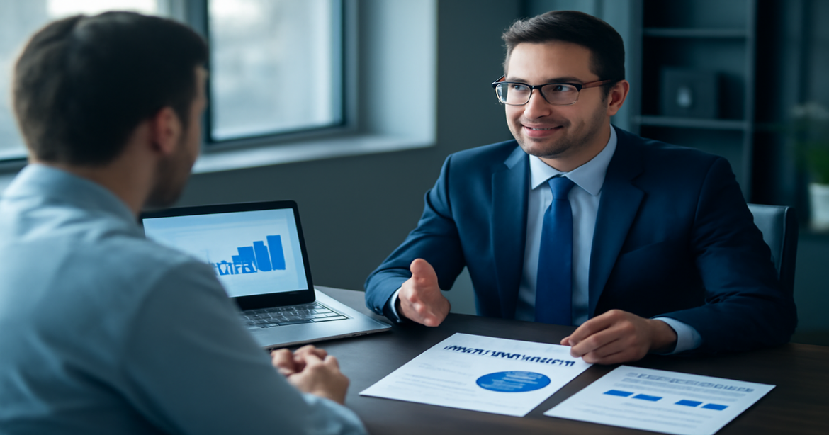 Image illustrating рефинансирование кредитов in a professional banking environment.