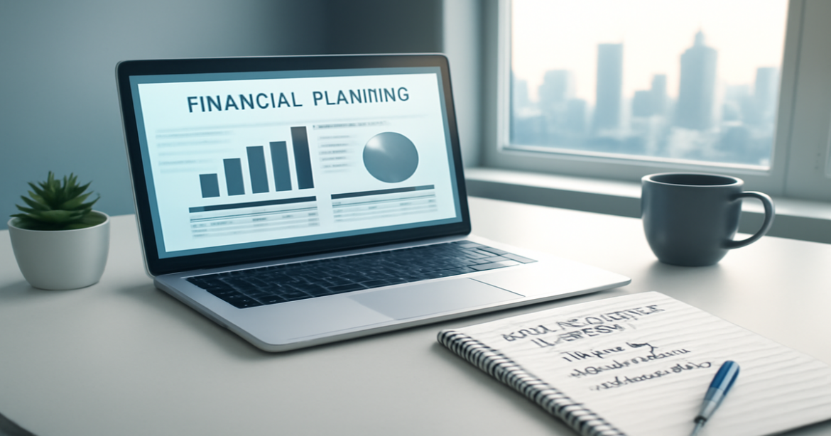 Professional image illustrating страхование жизни and financial planning in a modern office setting.