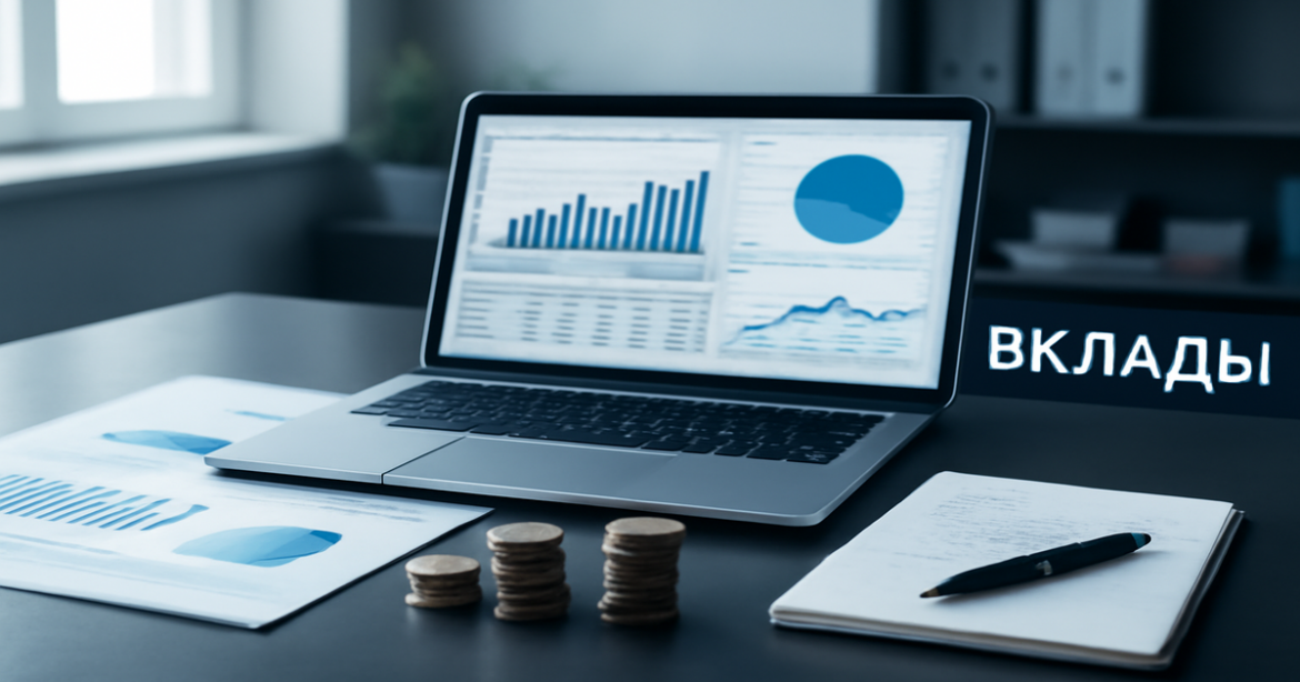 Professional banking image illustrating вклады and financial growth concepts for 2026.
