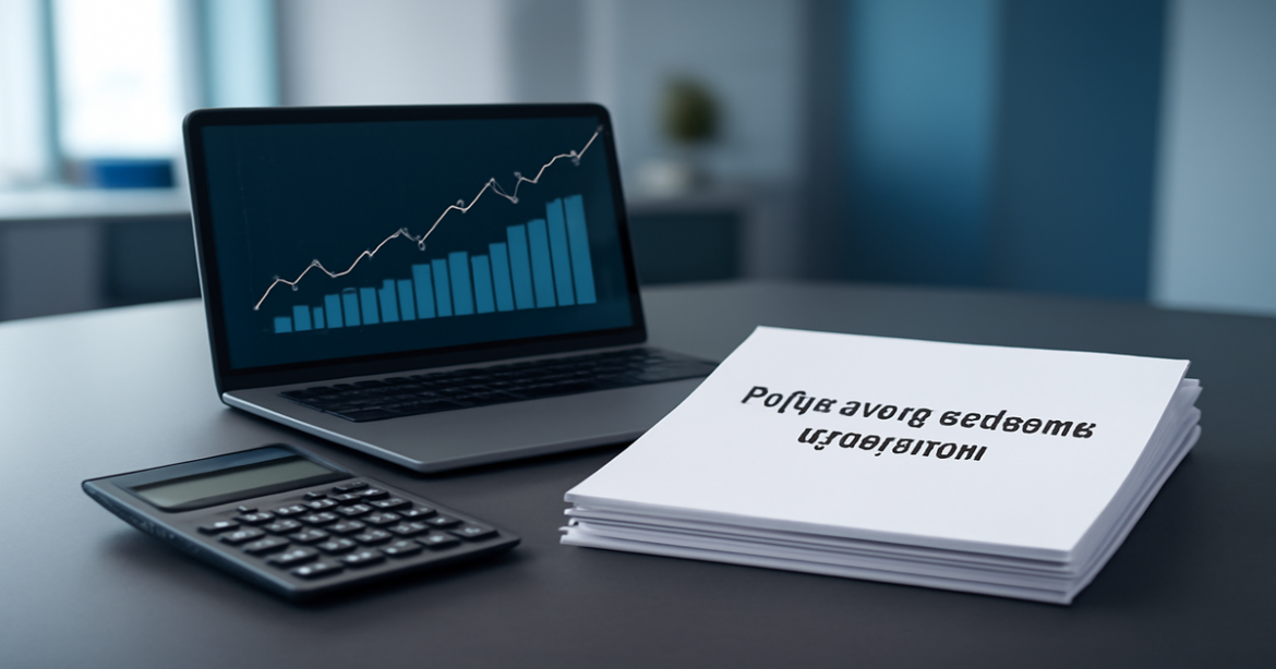 Professional image illustrating рефинансирование кредитов in a modern financial office setting.