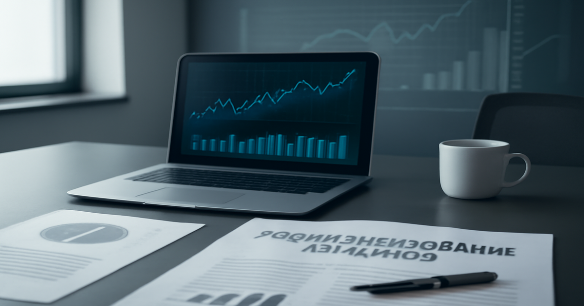 Image illustrating рефинансирование кредитов in a professional office setting, highlighting financial planning.