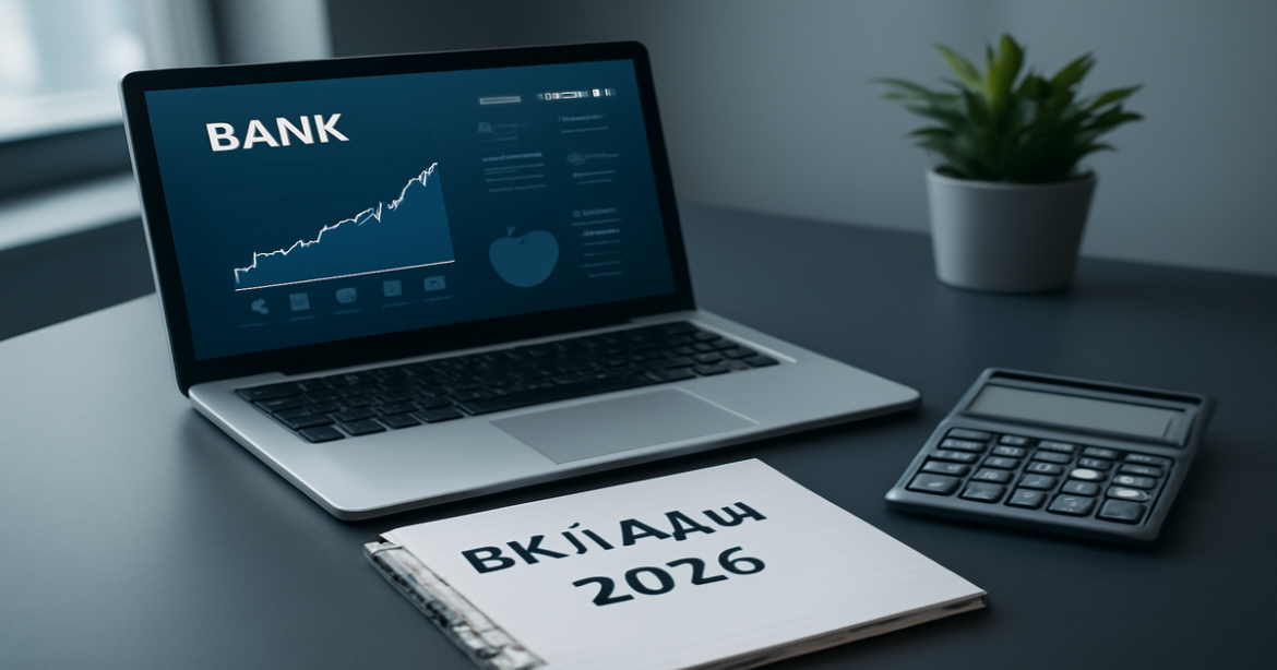 Professional banking image illustrating вклады 2026 for financial planning and security.